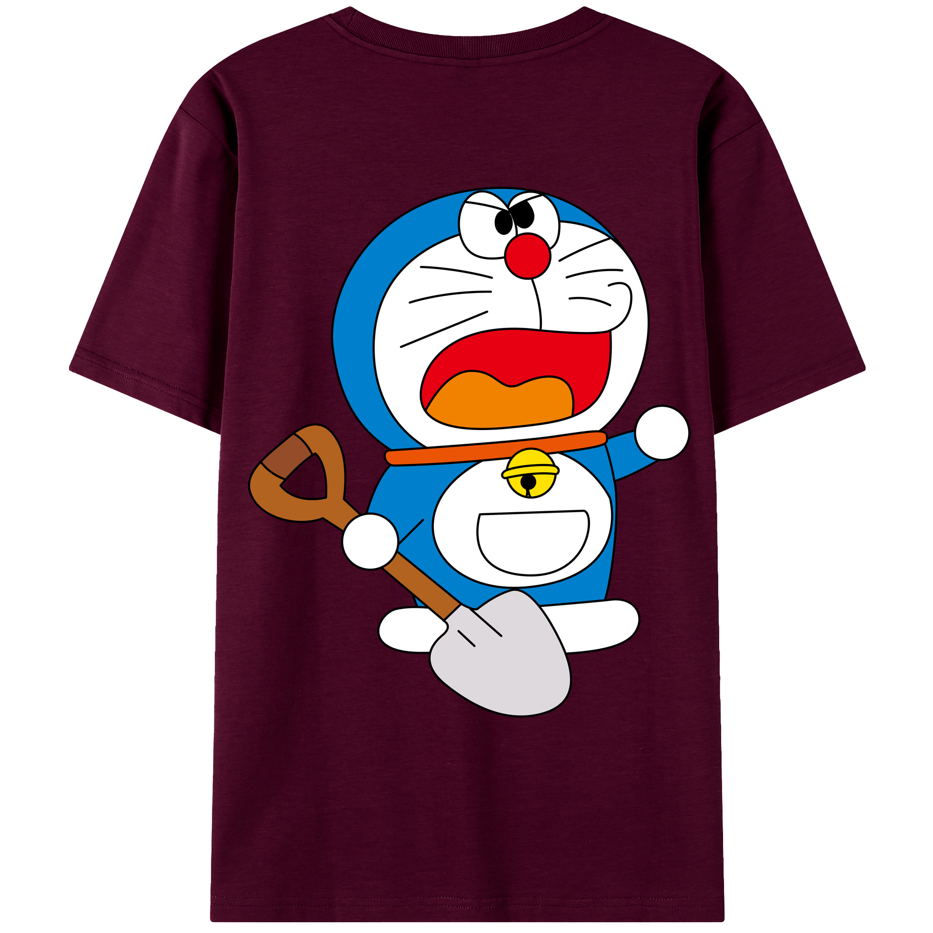 （画像用） ドラえもん Doraemon レディース半袖Tシャツ(バックプリント)